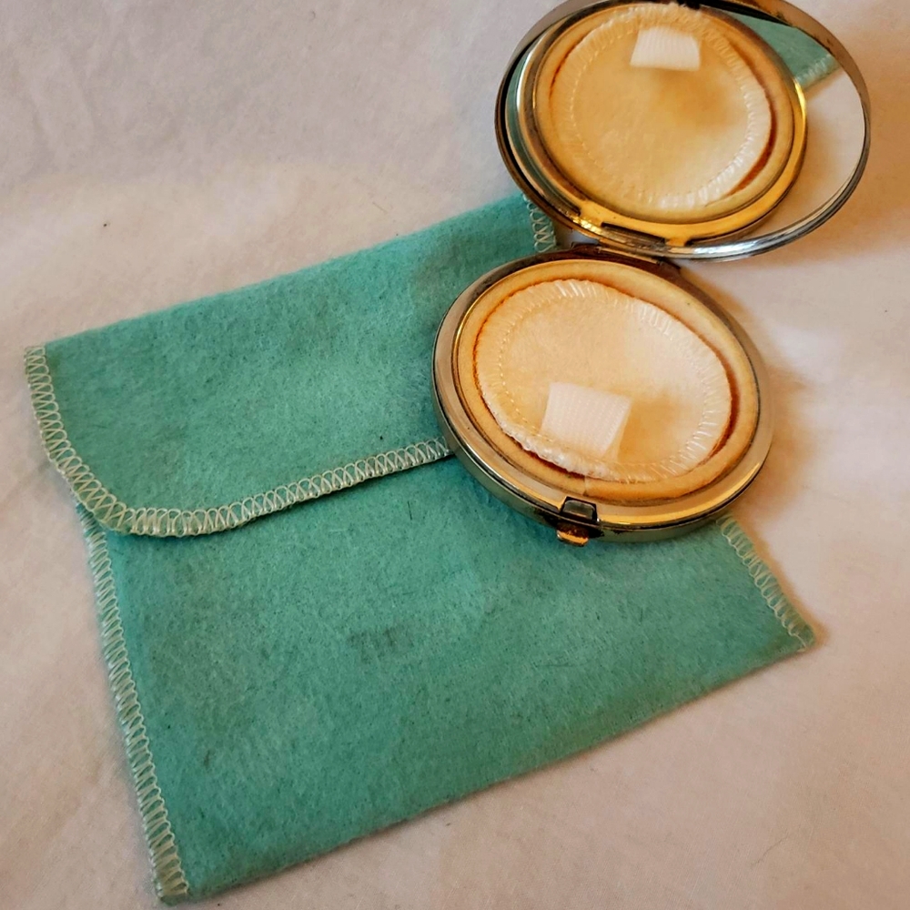Authentic Vintage Tiffany Sterling Silver Compact